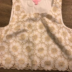 Lilly Pulitzer Lace Lux Crop Tank